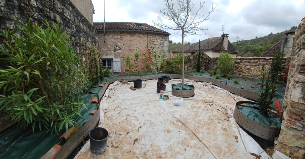 jardins suspendus de la maison du Pal